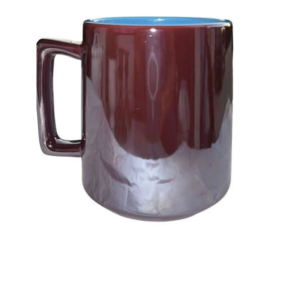 Iridescent Ceramic Mug With Blue Interior - Picture 8 of 14